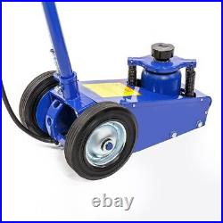 Heavy duty 22 Ton Air Hydraulic Floor Jack Wheels Lift Truck Bus Shop Equipment