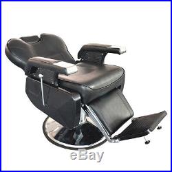 Heavy-duty Black Hydraulic Barber Chair Hair Beauty Salon Equipment