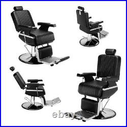 Heavy-duty Men's Hydraulic Barber Chair Reclining Hair Beauty Salon Equipment
