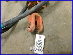 Heavy duty hydraulic cylinder with hoses Tag #9991