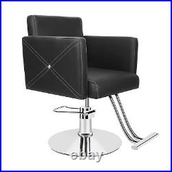 High Quality Stylist Chair with Heavy Duty Hydraulic Pump and Ergonomic Backrest