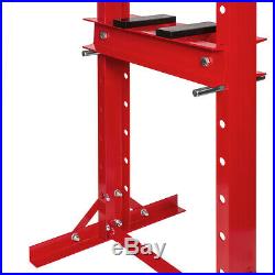 Hydraulic 12 Ton H-Frame Floor Press Shop Press Garage Heavy Duty Machinery