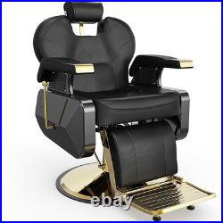 Hydraulic All Purpose Barber Chair Heavy Duty Recline Salon Beauty Spa Equipment