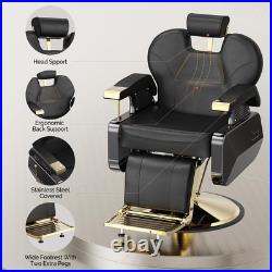 Hydraulic All Purpose Barber Chair Heavy Duty Recline Salon Beauty Spa Equipment