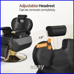 Hydraulic All Purpose Barber Chair Heavy Duty Recline Salon Beauty Spa Equipment