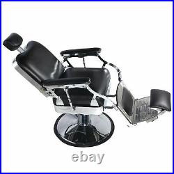 Hydraulic All Purpose Recline Barber Chair Office Salon Beauty Shampoo Equipment