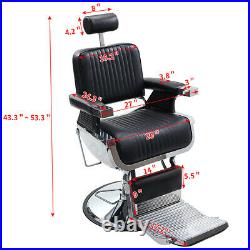 Hydraulic All Purpose Recline Barber Chair Salon Spa Beauty Equipment Heavy Duty