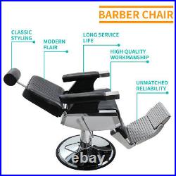 Hydraulic All Purpose Recline Barber Chair Salon Spa Beauty Equipment Heavy Duty