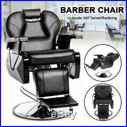 Hydraulic All Purpose Reclining Barber Chair Heavy Duty Salon Spa Hair Styling