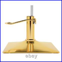 Hydraulic Barber Chair Heavy Duty Salon Beauty Stylist 360° Black+Gold