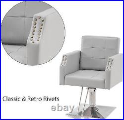 Hydraulic Barber Chair Heavy Duty Styling Chair for Salon Chair Tattoo Chair
