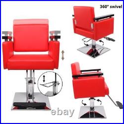 Hydraulic Barber Chair Heavy Duty Styling Salon Beauty Shampoo Spa Equipment New