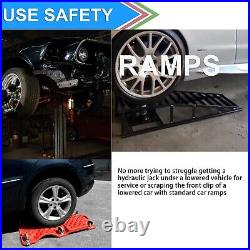 Hydraulic Car Ramp Lif Truck Trailer Garage Heavy Duty Tire Ramp Car Repair Tool