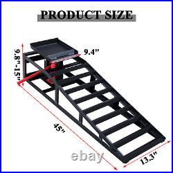 Hydraulic Car Ramps 5T 11000lbs Capacity Low Profile Heavy Duty Car Lift 2 Pack