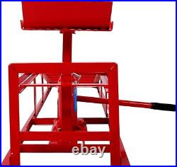 Hydraulic Car Ramps 6T 12000lbs Low Profile Heavy Duty Truck Car Lift Red 2 Pack