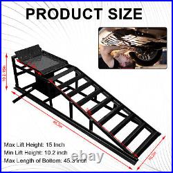 Hydraulic Car Ramps Heavy Duty 5 Ton Lift for Trucks, Auto & Garage Service