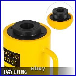 Hydraulic Cylinder Jack 30Ton 4 Stroke Hollow Localfast 100mm/4inch Ram Metal