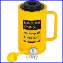 Hydraulic Cylinder Jack 30Ton 4 Stroke Hollow Localfast 100mm/4inch Ram Metal