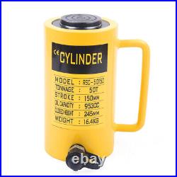 Hydraulic Cylinder Jack Single-Acting Hydraulic Cylinder 50T Heavy Duty 10000psi
