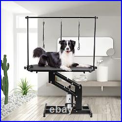 Hydraulic Dog Pet Grooming Table Heavy Duty for Small, Medium, Large Pets 400lbs