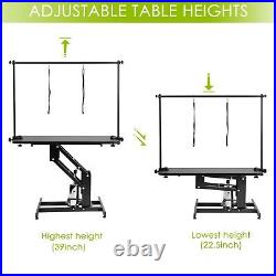 Hydraulic Dog Pet Grooming Table with Adjustable Arm Big Size Heavy-Duty Z-Lift