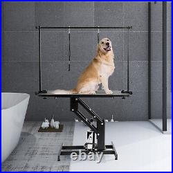 Hydraulic Dog Pet Grooming Table with Adjustable Arm Big Size Heavy-Duty Z-Lift