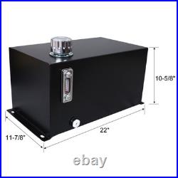 Hydraulic Fluid Tank 10 Gal Fuel Tank Heavy Duty Hydraulic Steel Tank Reserv