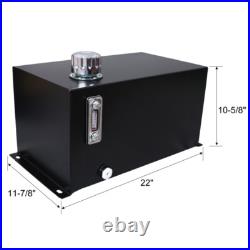 Hydraulic Fluid Tank 10 Gal Fuel Tank Heavy Duty Hydraulic Steel Tank Reservoir