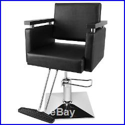 Hydraulic Hair Styling Salon Barber Chair All Purpose Make Up Artist Heavy Duty