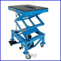 Hydraulic Motorcycle Scissor Jack Lift with The Foot Peg 300lbs Heavy Duty