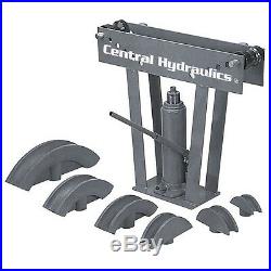 Hydraulic Pipe Tube Bender 6 Dies Tubing Exhaust Bending 12 Ton HEAVY DUTY NEW