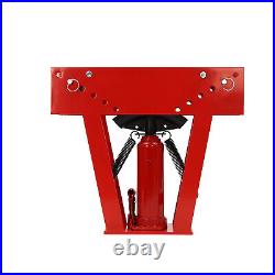 Hydraulic Pipe Tube Bender Tool Manual Heavy-Duty Pipe Bending Machine 16T Red