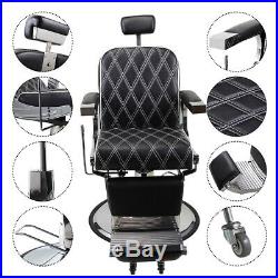 Hydraulic Recline Barber Chair All Purpose Salon Styling Equipment Heavy Duty