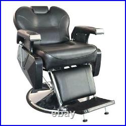 Hydraulic Recline Barber Chair, Heavy Duty Salon Hair Stylist Tattoo Chair-Black