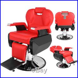 Hydraulic Recline Barber Chair Heavy Duty Shampoo Salon Beauty Hair Stylist Spa