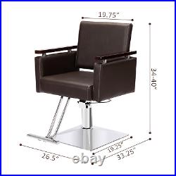 Hydraulic Recline Barber Chair Salon Beauty Spa Heavy Duty Equipment All Purpose