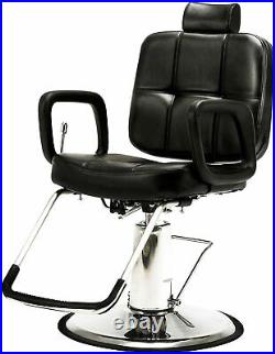 Hydraulic Recline Barber Chair Salon Shampoo Hair StylingBeauty HeavyDuty Tattoo