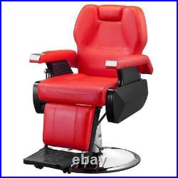 Hydraulic Recling Barber Chair Salon Heavy Duty Hair Styling Spa Shampoo Station