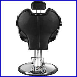 Hydraulic Reclining Barber Chair Heavy Duty Shave Salon Beauty Tattoo Equipment