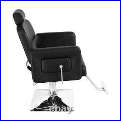 Hydraulic Reclining Barber Chairs Heavy Duty Salon Chair for Hair Stylist(Black)