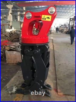 Hydraulic Rotating Grapple Grab Heavy Duty Attachment For 12-16 ton Excavators