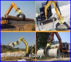 Hydraulic Rotating Grapple Grab Heavy Duty Attachment For 12-16 ton Excavators Hydraulic Rotating Grapple Grab Heavy Duty Attachment For 12-16 ton Excavators