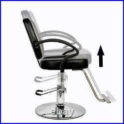 Hydraulic Salon Beauty Chair with Oil Pump Heavy Duty Beauty Salon Barber Chair