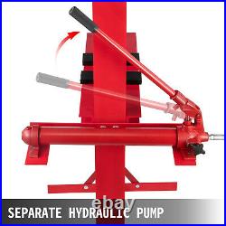 Hydraulic Shop Press Floor Press 20T Heavy Duty with Pump Manometer 6 Stroke