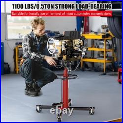 Hydraulic Transmission Jack 1320Lbs Heavy Duty Telescoping Lift 33.5-67 Adjust