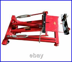 INTBUYING 4400Lbs Hydraulic Transmission Jack Auto Shop Car Lift Heavy Duty