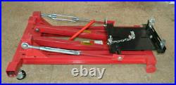 INTBUYING 4400Lbs Hydraulic Transmission Jack Auto Shop Car Lift Heavy Duty