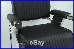 JAXSON Heavy Duty Barber Chair BLACK Reclining, Hydraulic Barber Chair