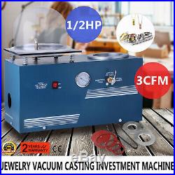 Jewelry Lost Cast Vacuum Investing Casting Investment Oil Change 3CFM Jewelry