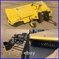 John Deere 60 heavy duty hydraulic front broom sweeper with quick attachment 2210